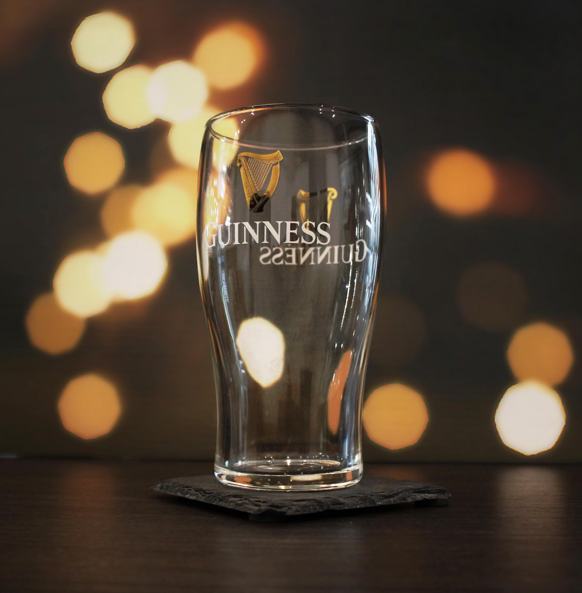 Official Guinness Pint Glass, Engraved with Any Message, Gift Boxed