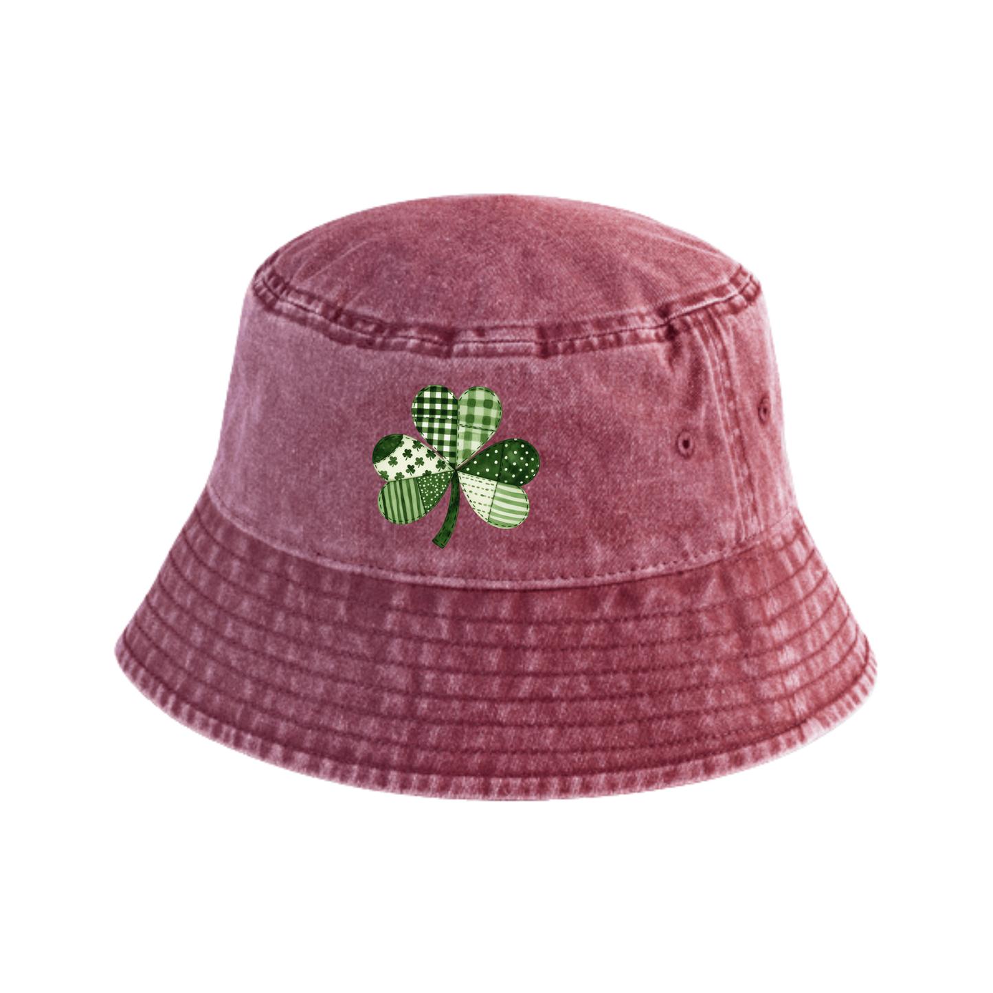 Patchwork Shamrock Bucket Hat