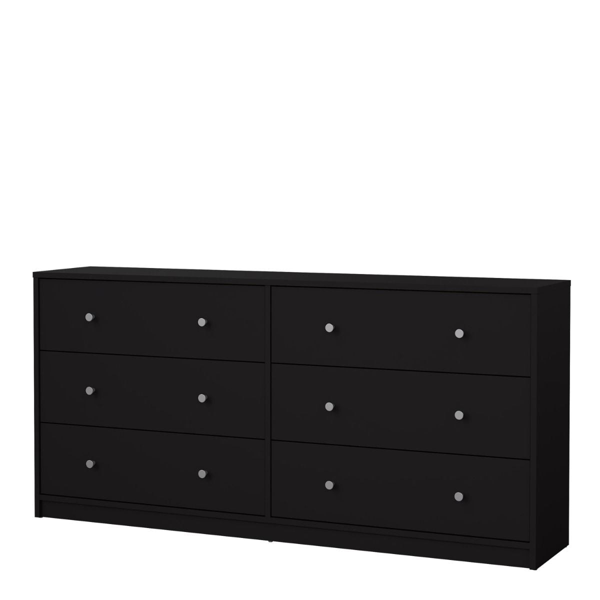Modern Wooden Chest Of 6 (3+3) Drawers