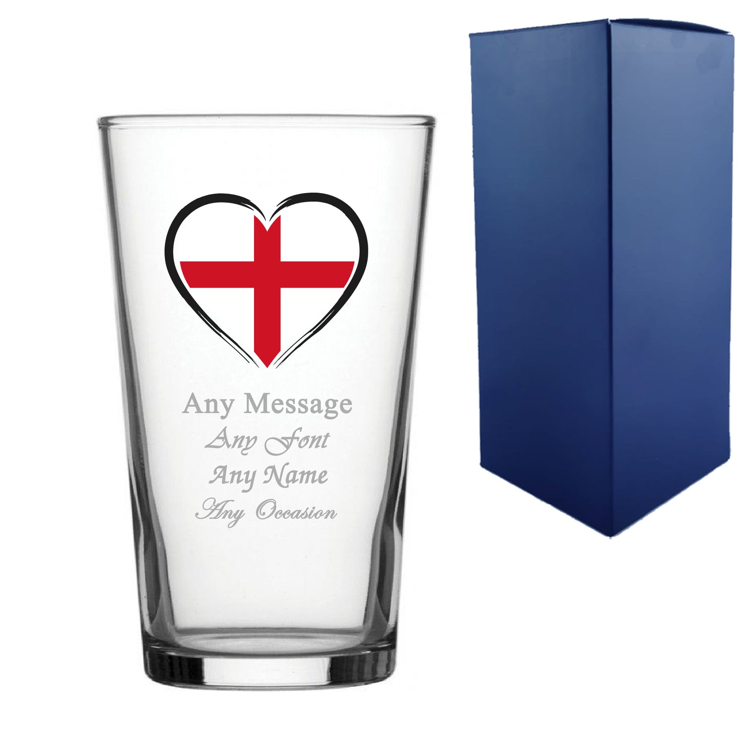 International Flag Pint Glasses