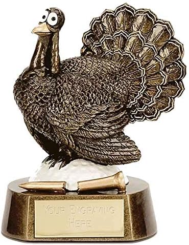 Personalised Engraved Golf Turkey 5 1/4 Inch (13.5cm)