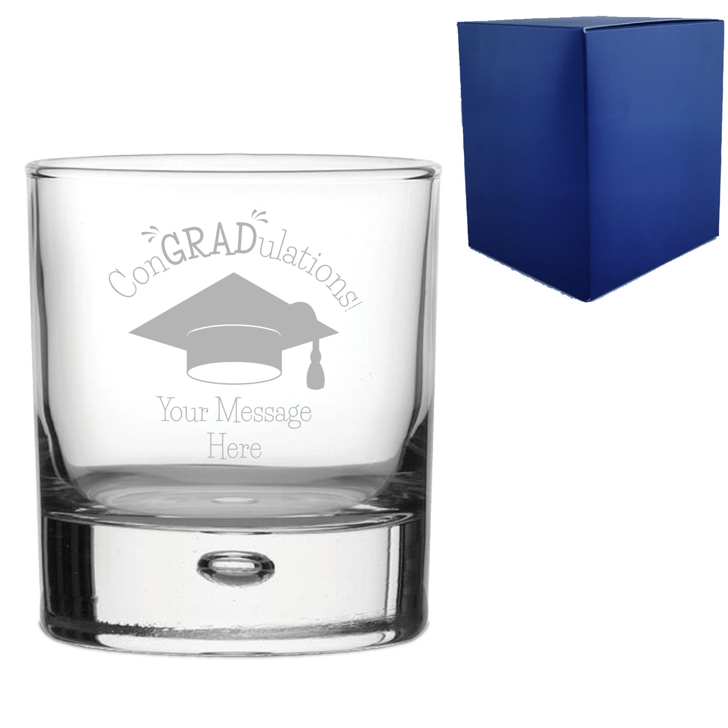 Personalised Engraved Graduation Whisky Tumbler