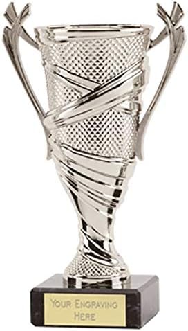 Personalised Engraved Reno Cup Silver 6 1/4 Inch (15.5cm)