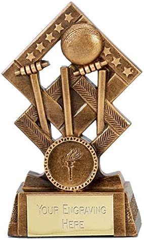 Personalised Engraved Cube Cricket 4 1/2 Inch (11.5cm)