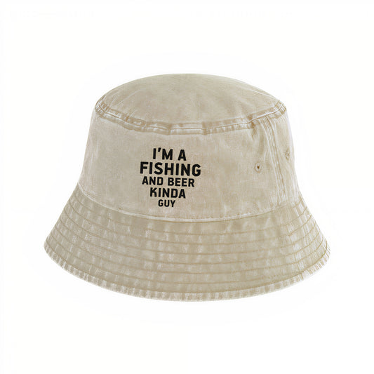 Fishing & Beer Kinda Guy Bucket Hat