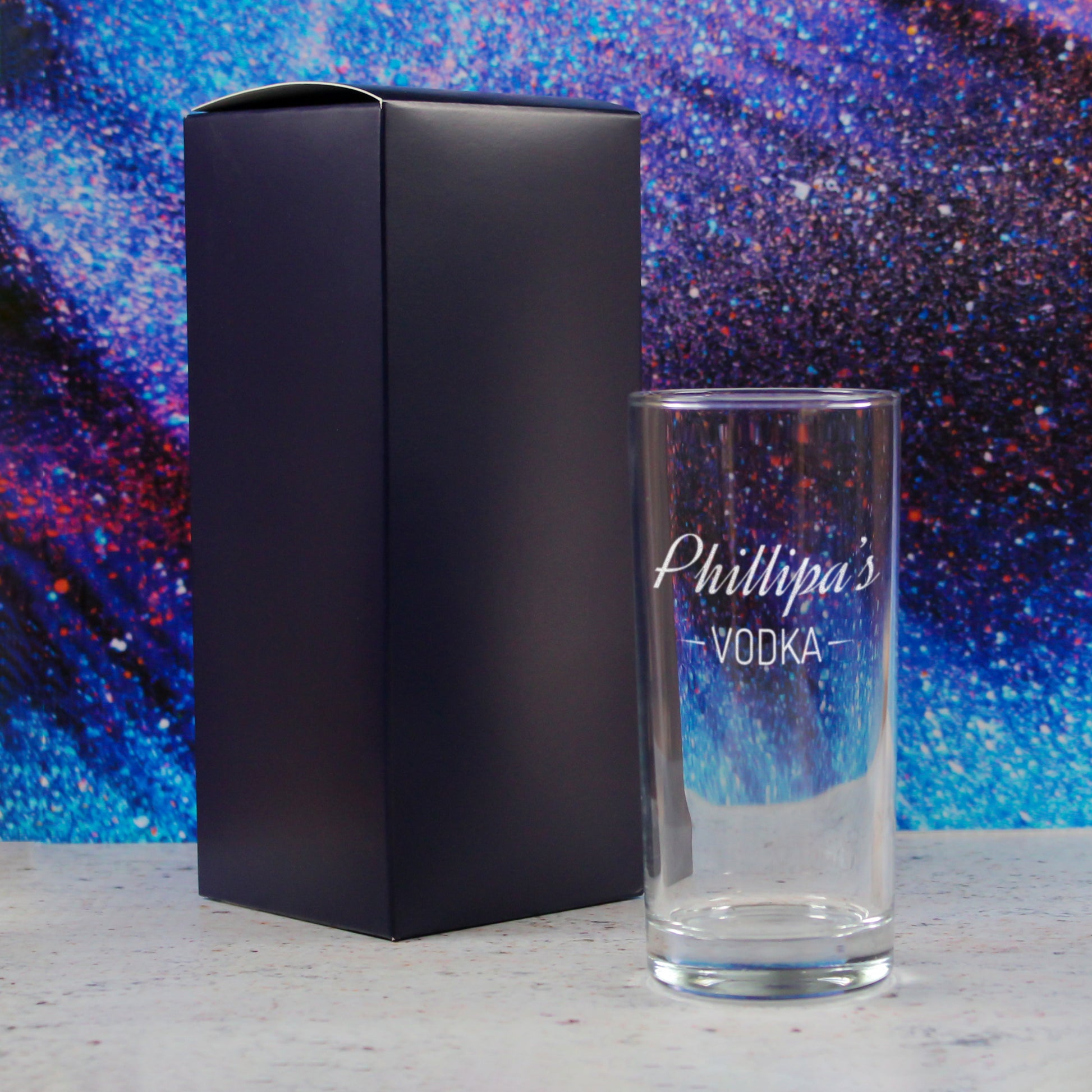 Personalised Engraved Novelty Vodka Hiball with 'Name's Vodka' Design Image 3