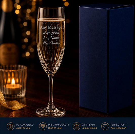 Engraved 160ml Michelangelo Champagne Flute With Gift Box