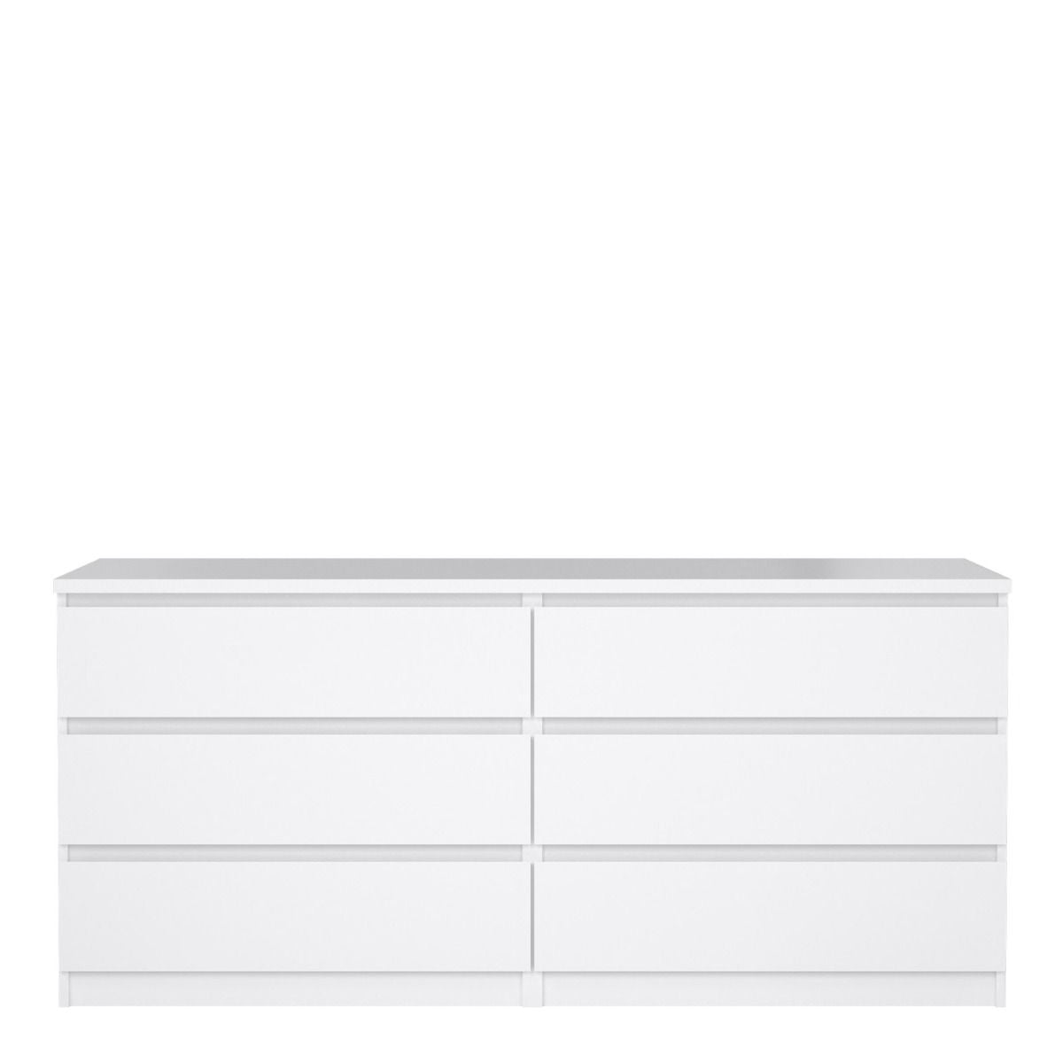Modern Wooden Large Chest Of 6 Drawers W 153.8 x H 70.1 x D 50 cm
