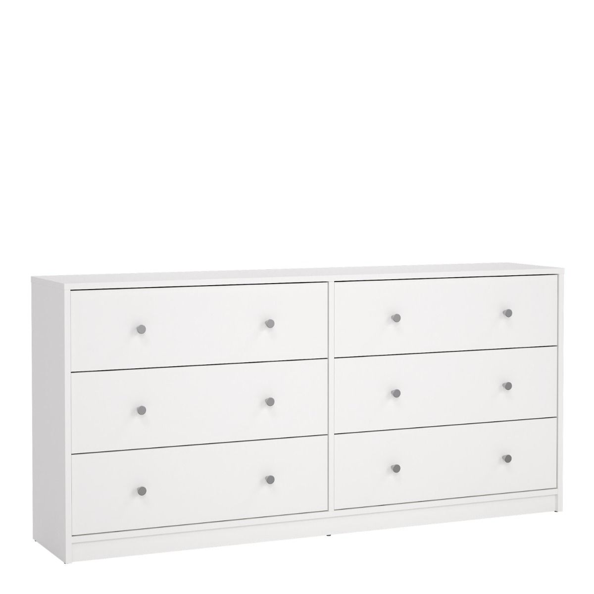 Modern Wooden Chest Of 6 (3+3) Drawers