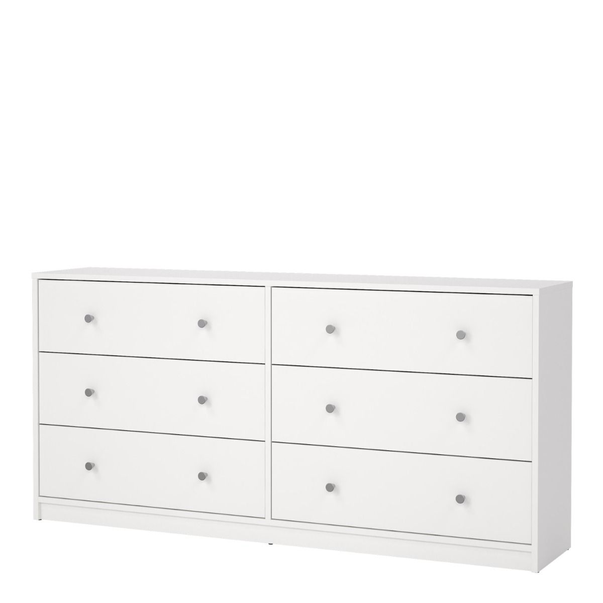 Modern Wooden Chest Of 6 (3+3) Drawers