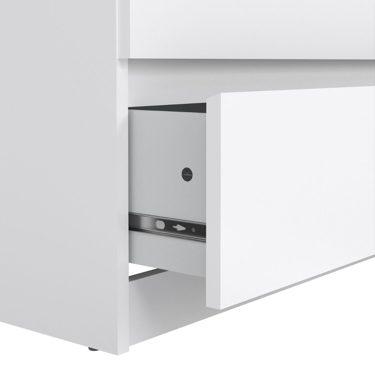 Modern Wooden Large Chest Of 6 Drawers W 153.8 x H 70.1 x D 50 cm