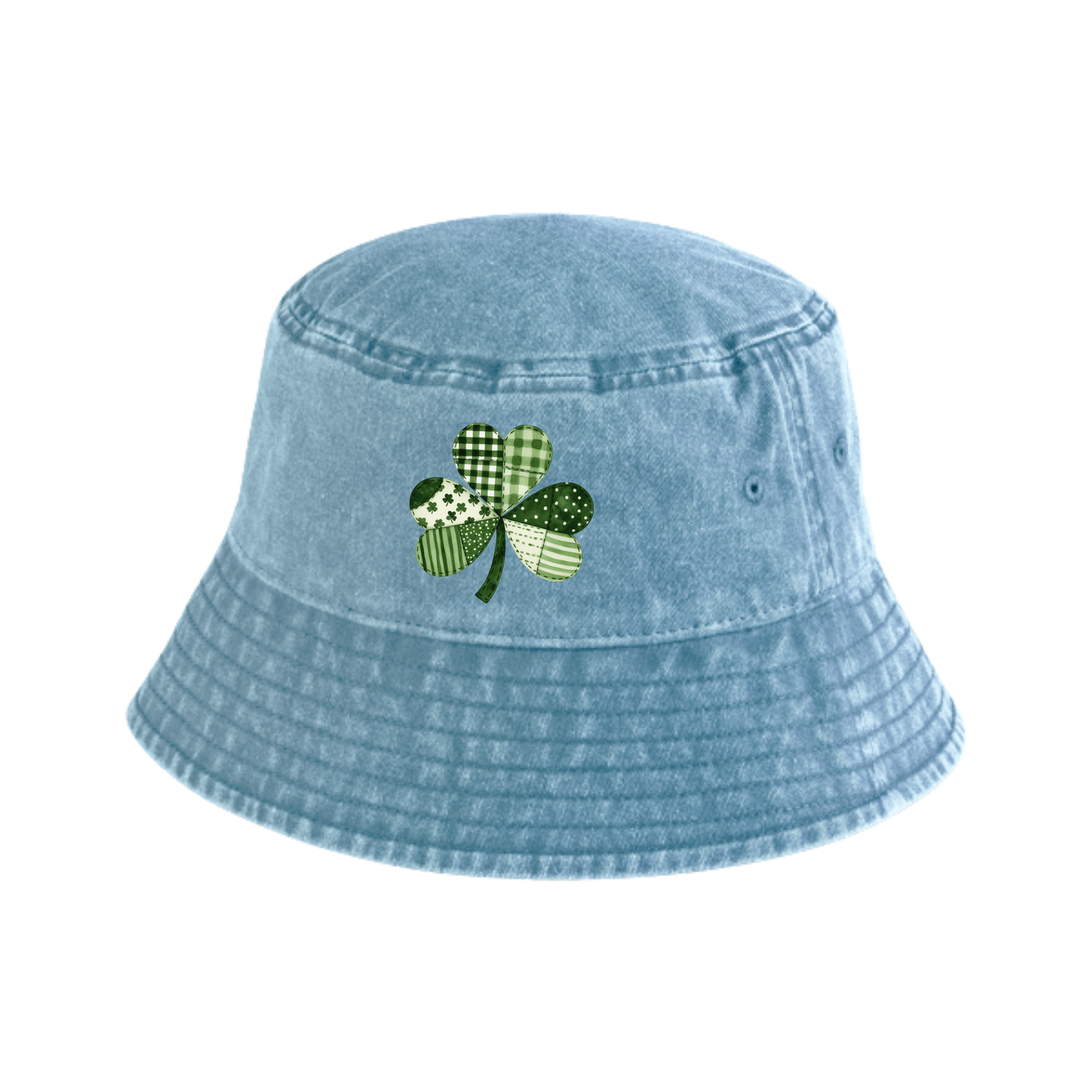 Patchwork Shamrock Bucket Hat