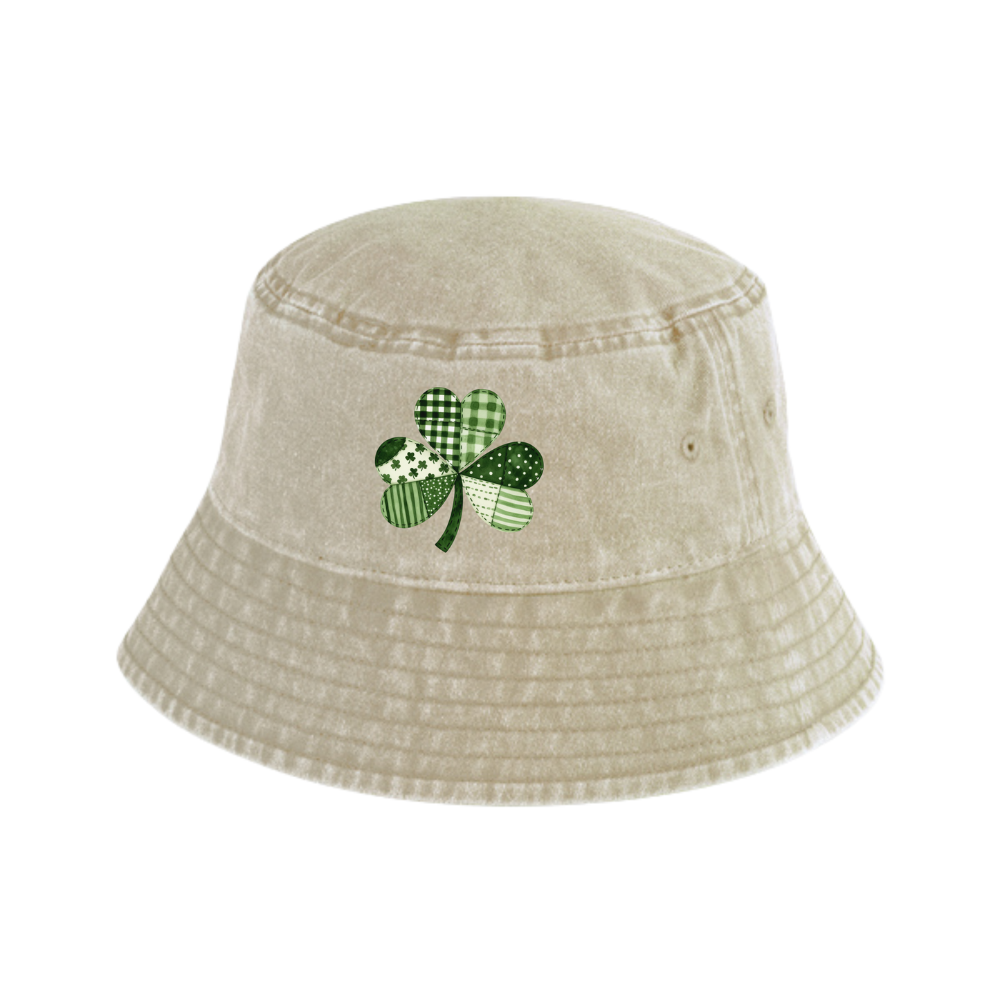 Patchwork Shamrock Bucket Hat