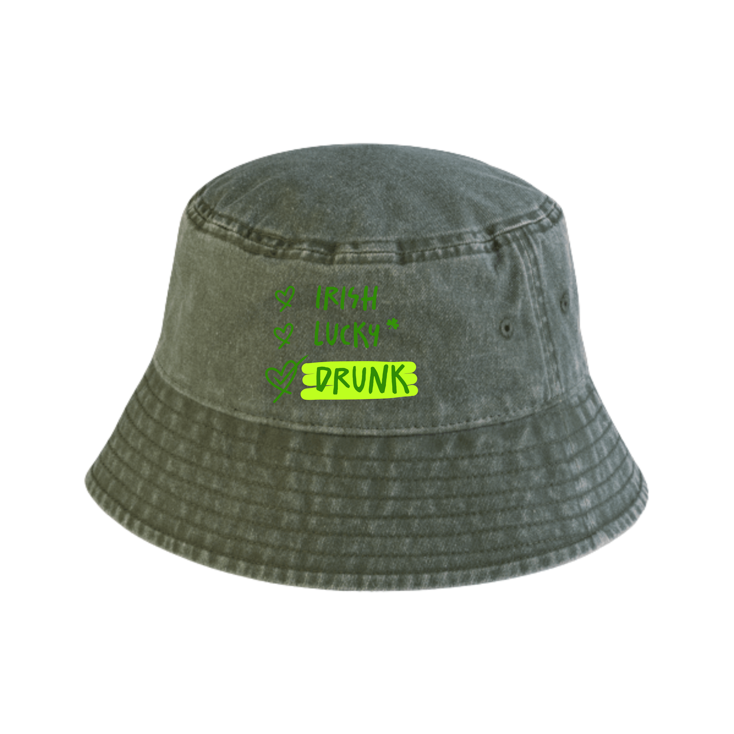 Irish Lucky Drunk Bucket Hat
