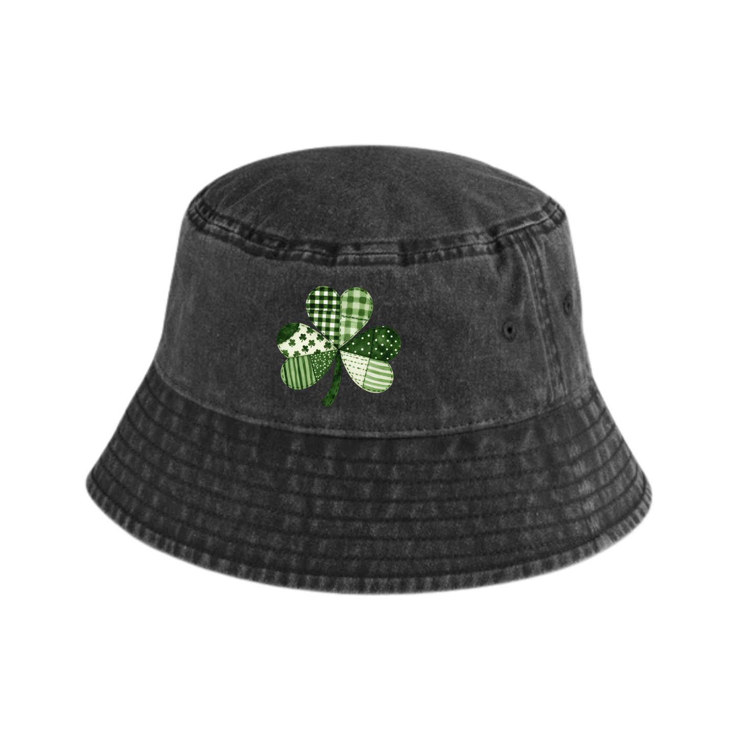 Patchwork Shamrock Bucket Hat