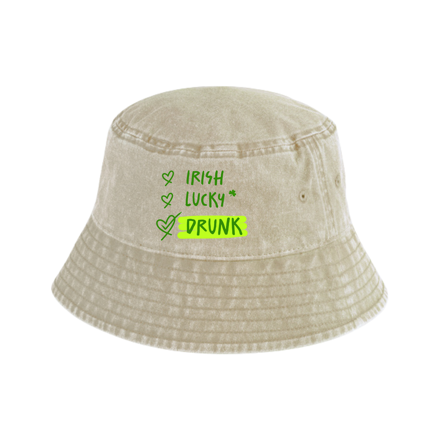 Irish Lucky Drunk Bucket Hat