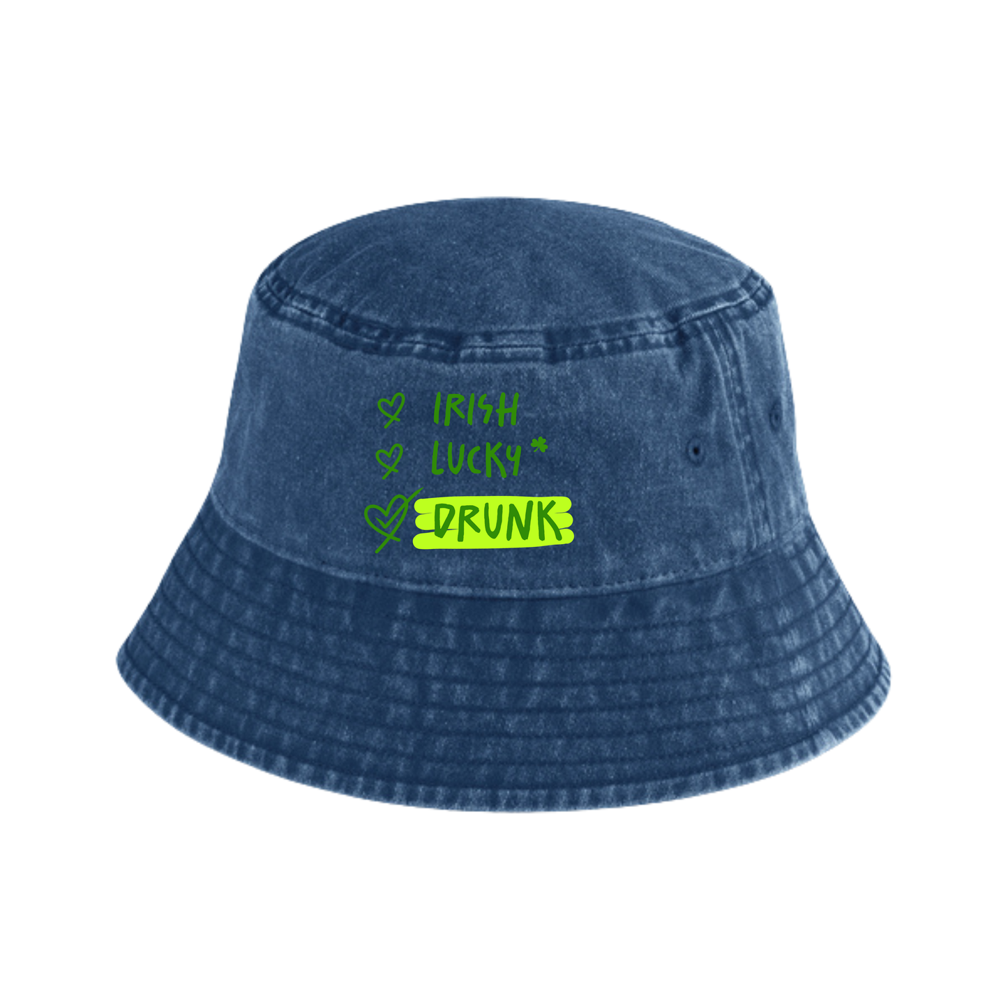 Irish Lucky Drunk Bucket Hat