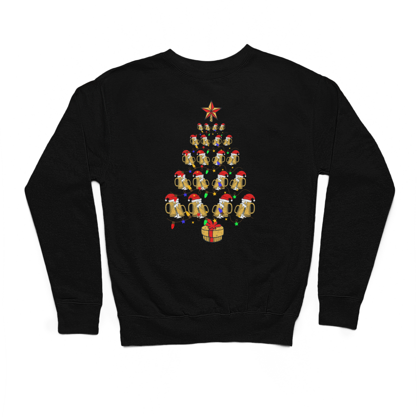 Christmas Beer Tree Sweater