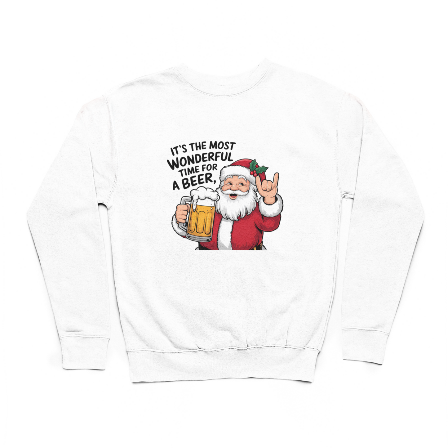Most Wonderful Time For A Beer Christmas Sweater