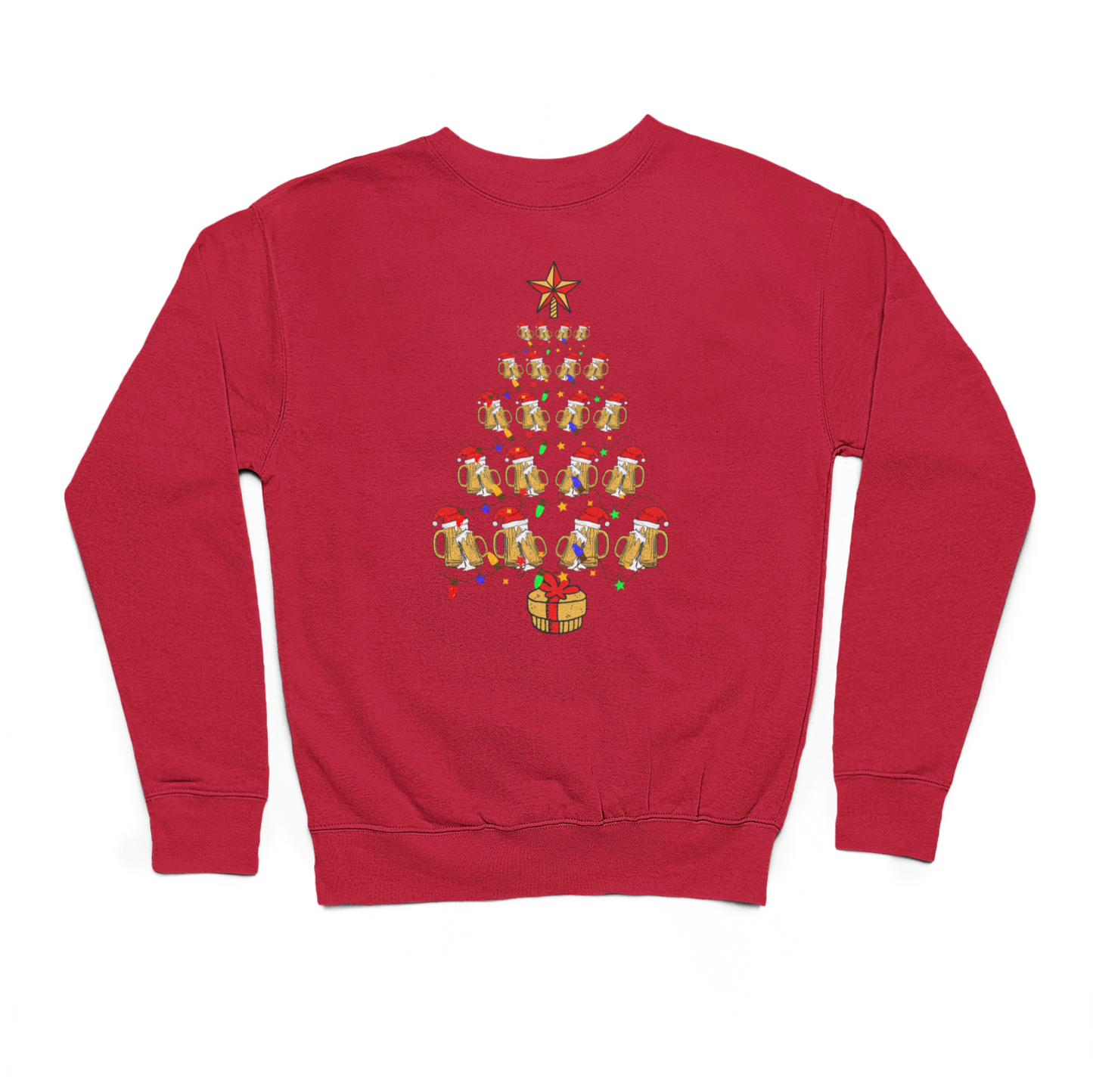 Christmas Beer Tree Sweater