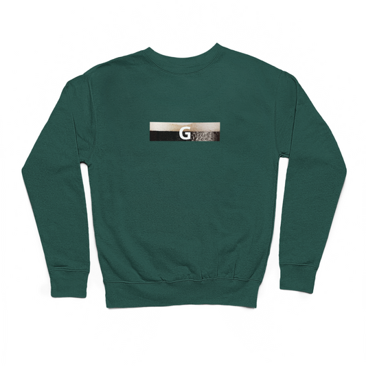 Split The G Box Logo Sweater