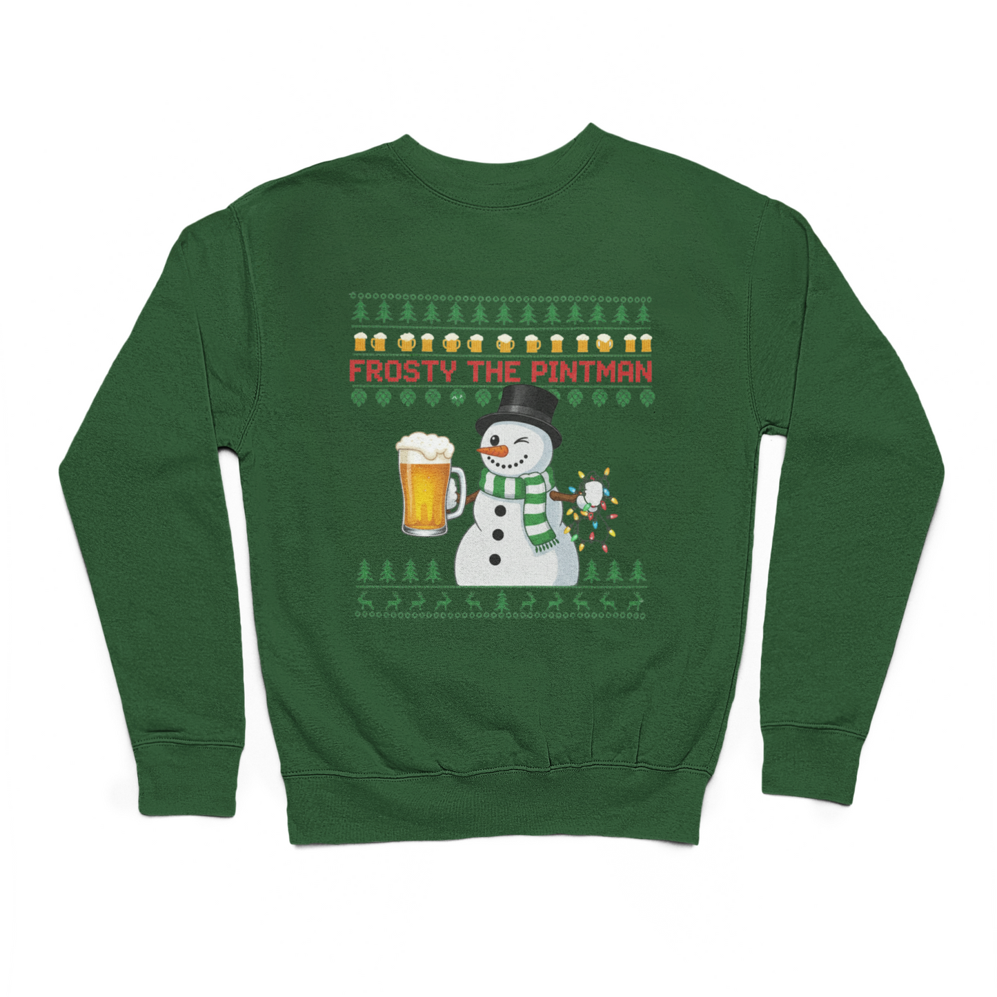 Frosty The Pintman Beer Sweater