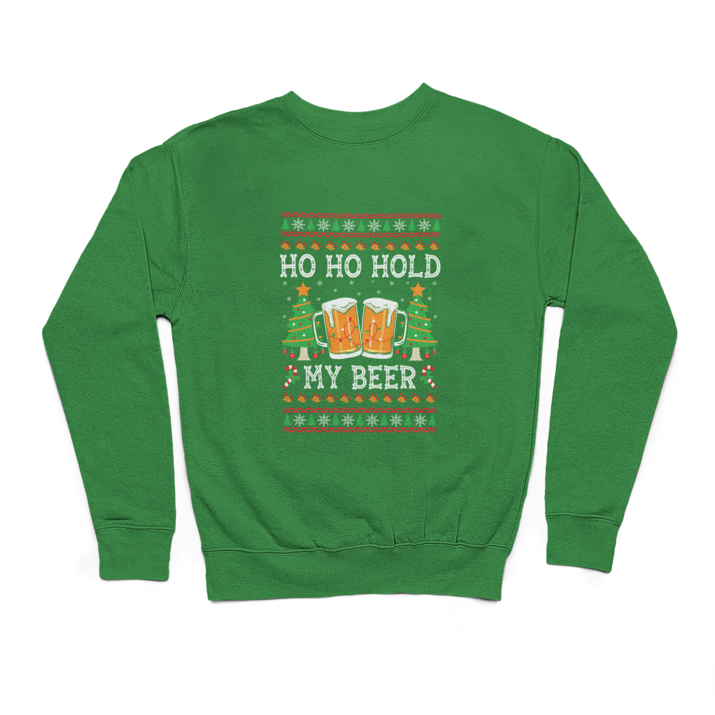 Ho Ho Hold My Beer Christmas Sweater