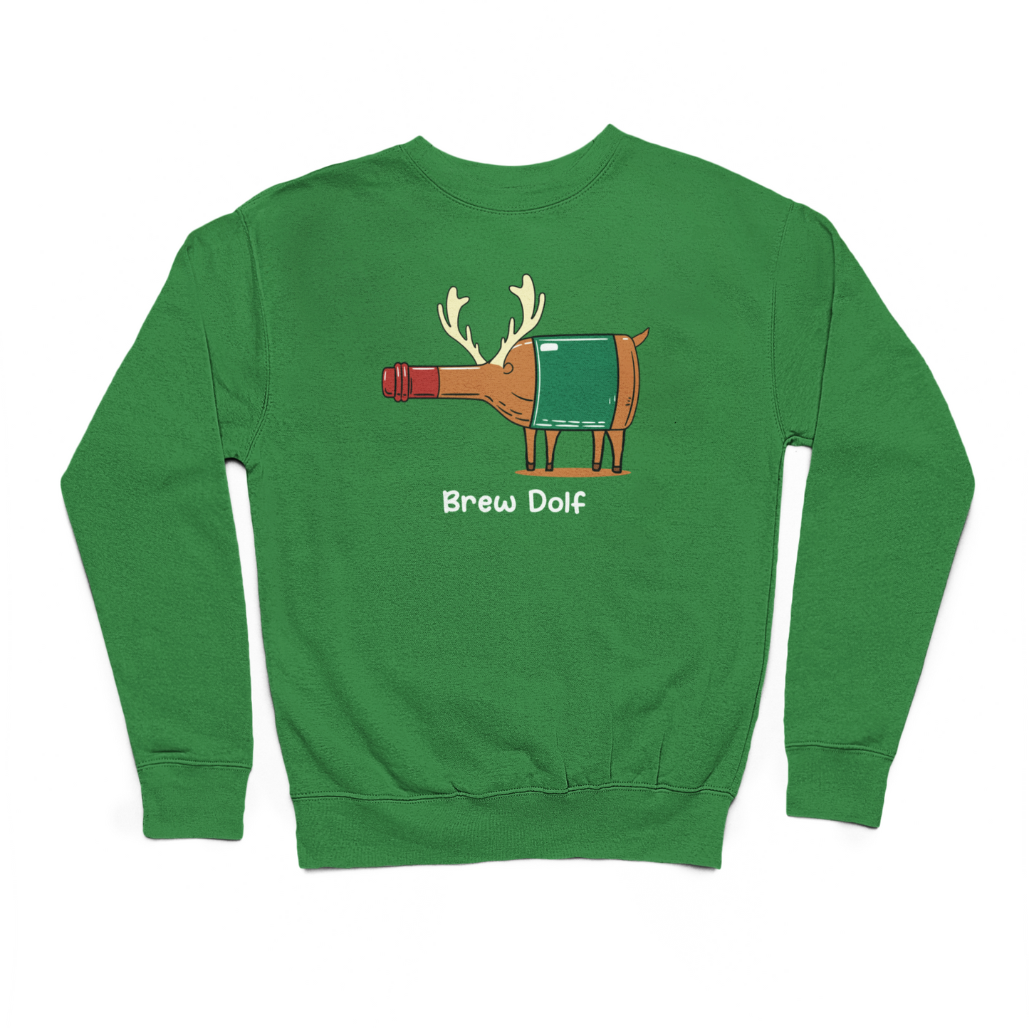 Brew Dolf Reindeer Christmas Sweater