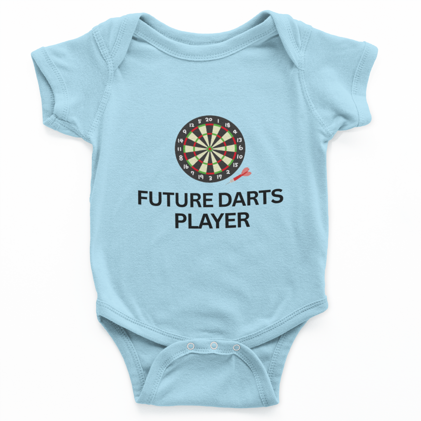 Future Darts Player Baby Grow