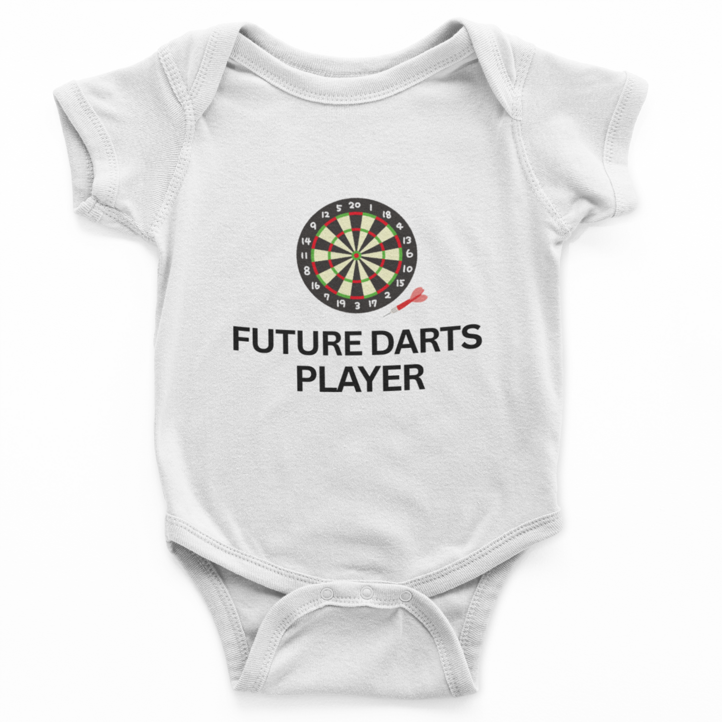Future Darts Player Baby Grow