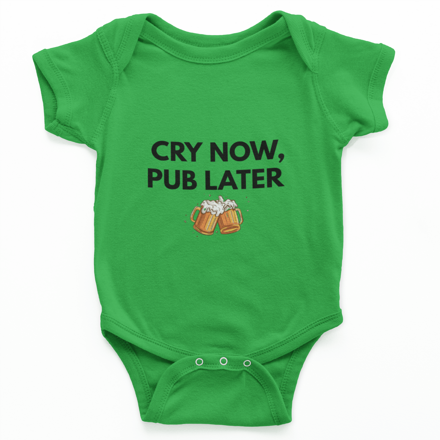 Cry Now Pub Later Baby Grow