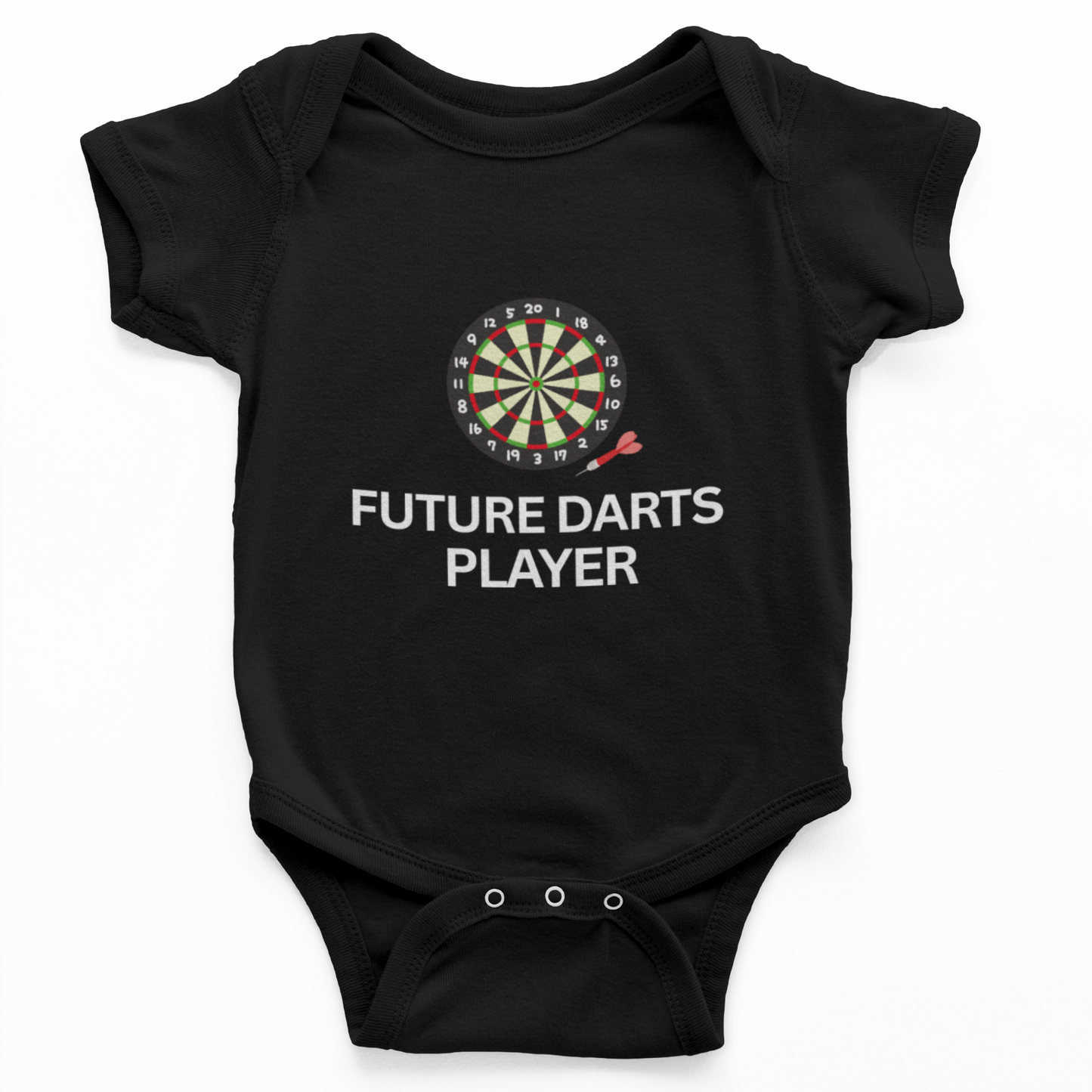 Future Darts Player Baby Grow