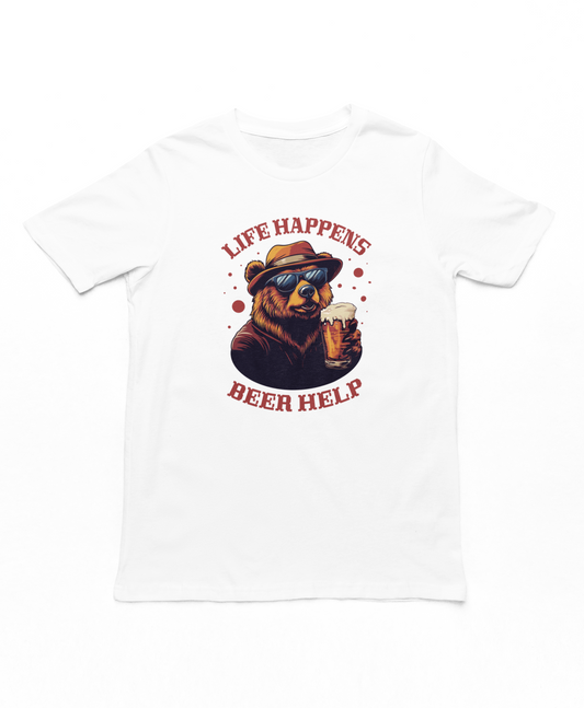 Life Happens Beer Help T-Shirt