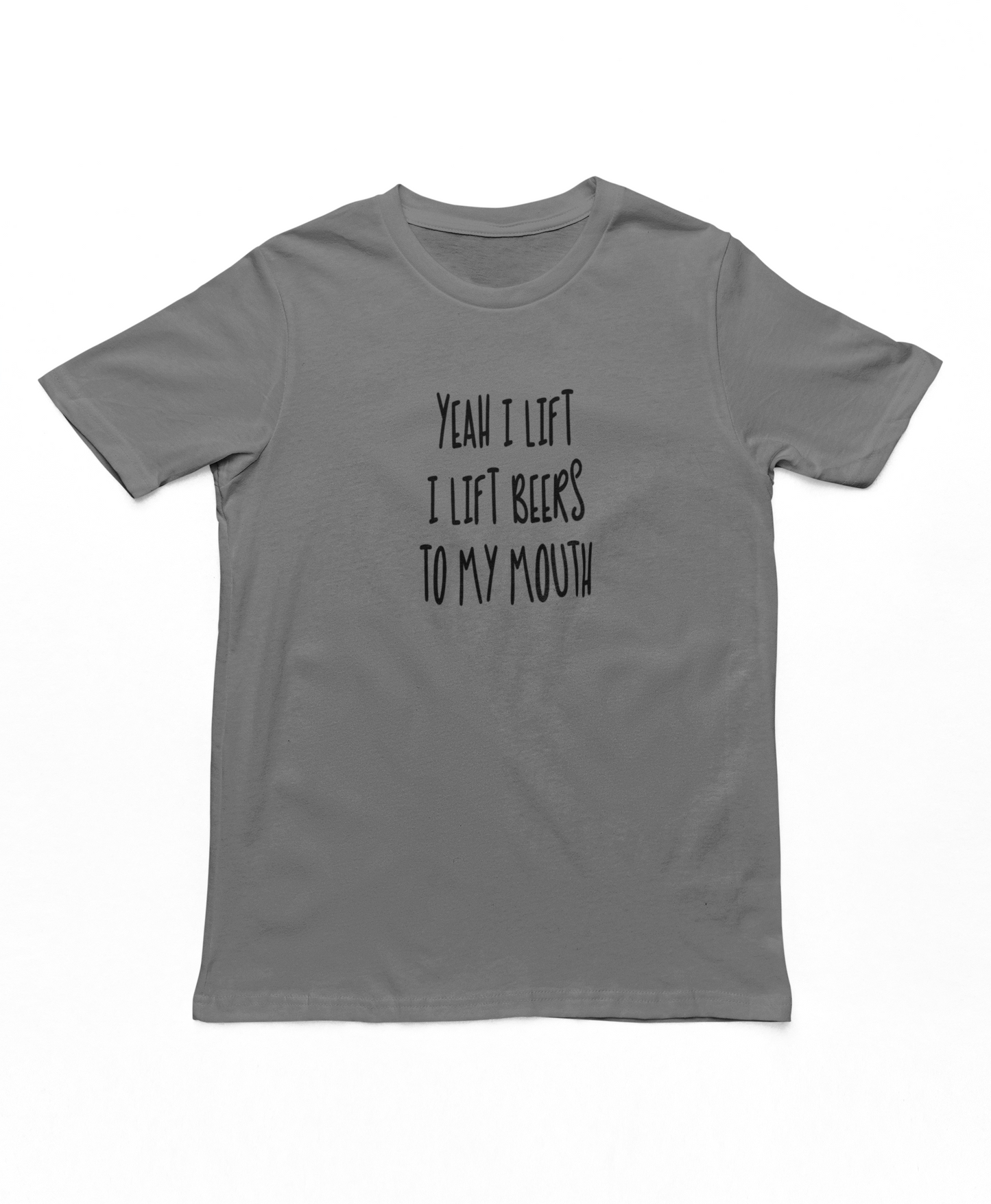 I Lift Beers To My Mouth Adults T-Shirt