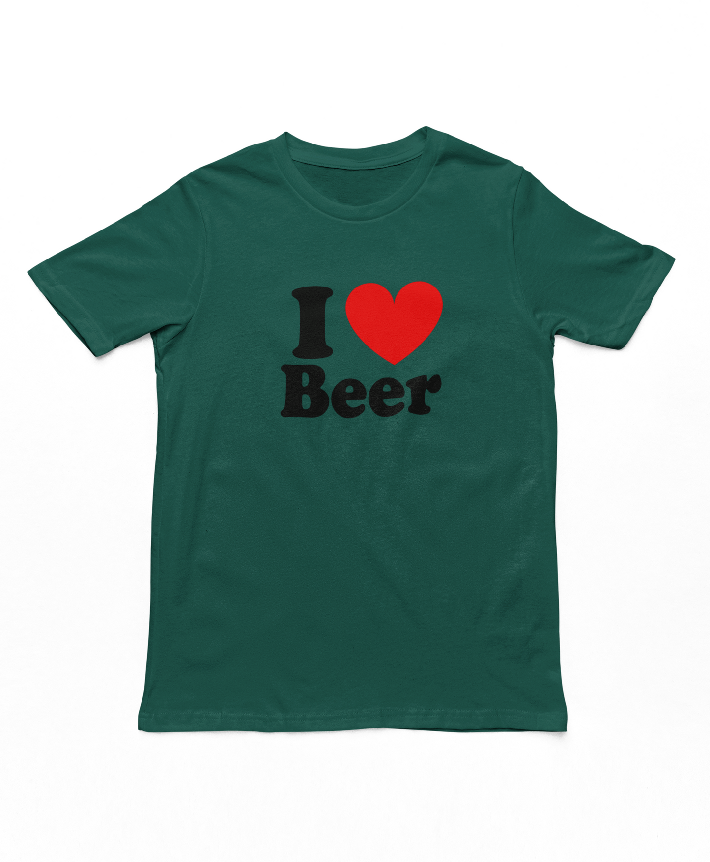 I Love Beer Adults T-Shirt