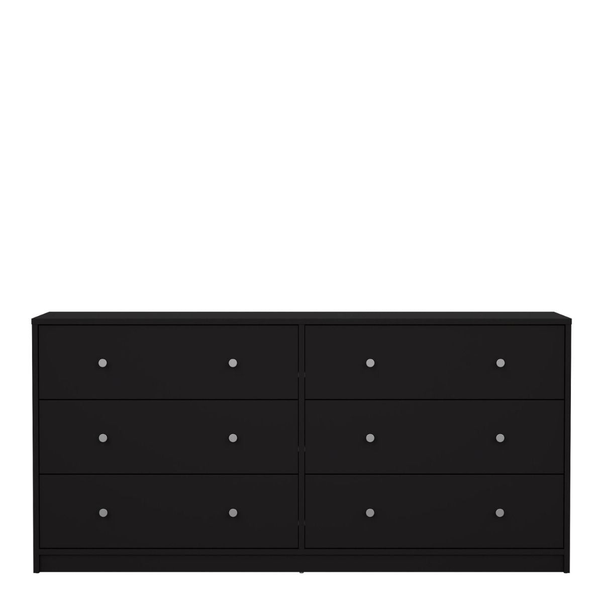 Modern Wooden Chest Of 6 (3+3) Drawers