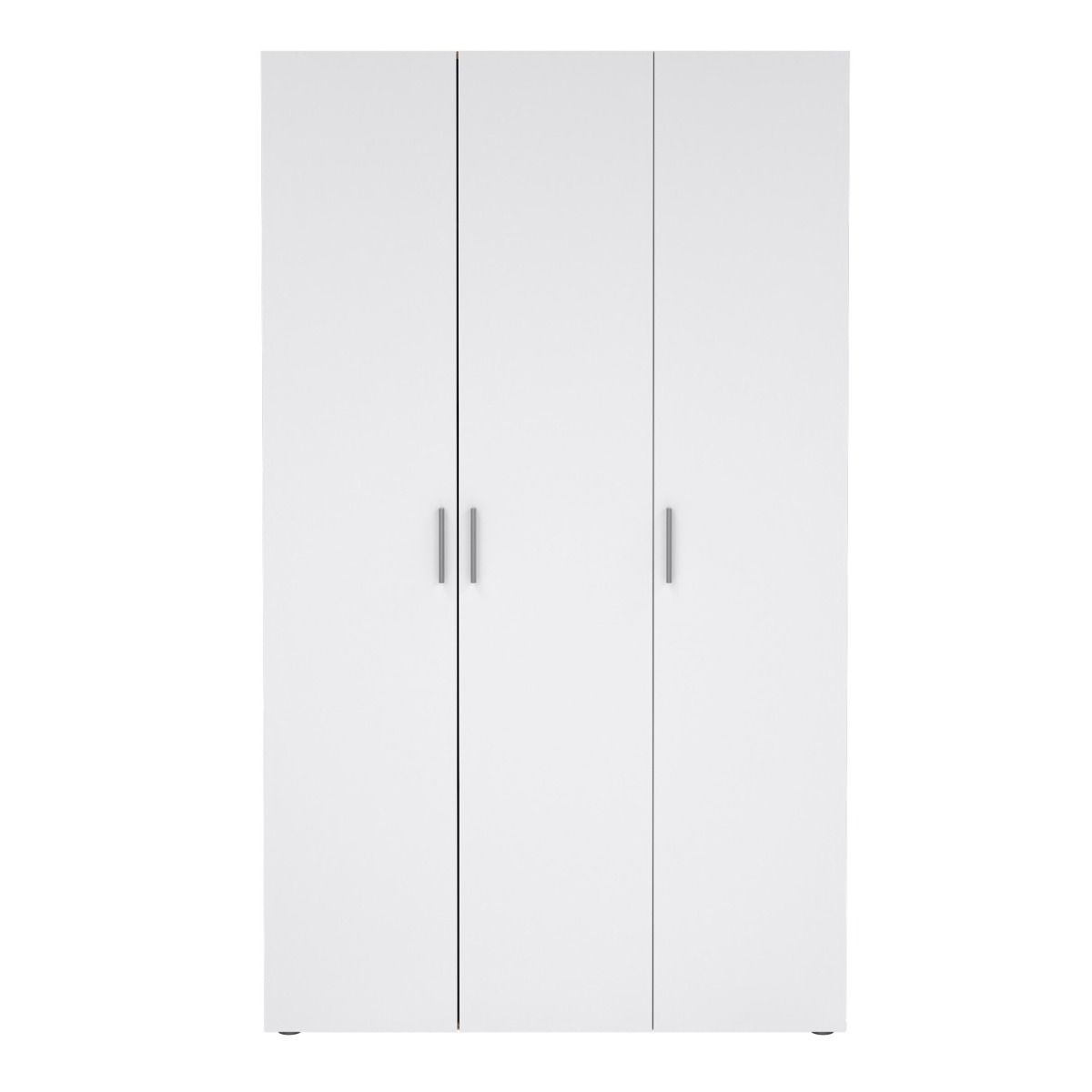 Pepe Wardrobe with 3 Doors in Oak with White High Gloss
