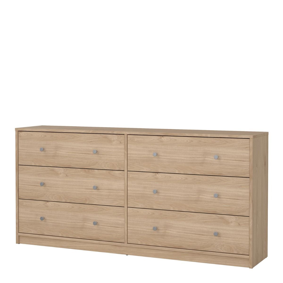 Modern Wooden Chest Of 6 (3+3) Drawers