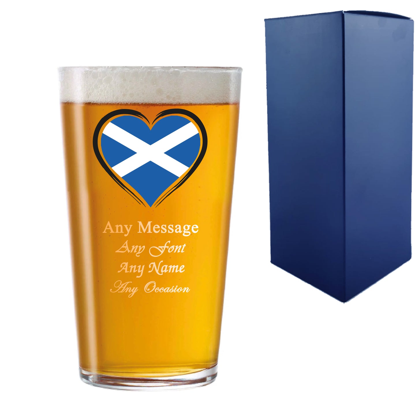 International Flag Pint Glasses