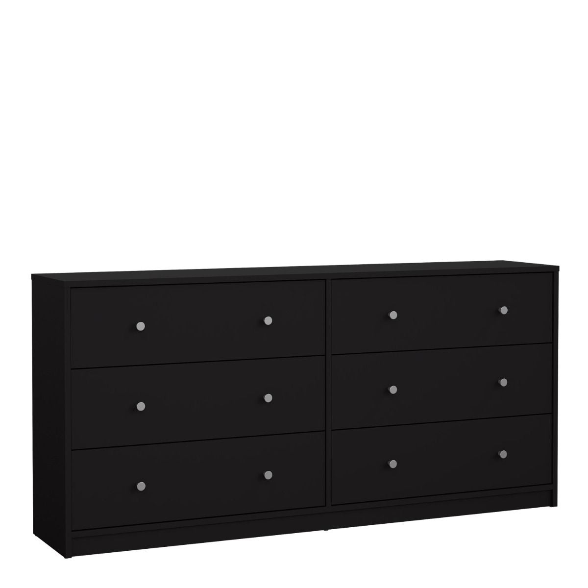 Modern Wooden Chest Of 6 (3+3) Drawers
