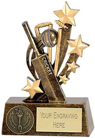 Personalised Engraved Cricket Trophy