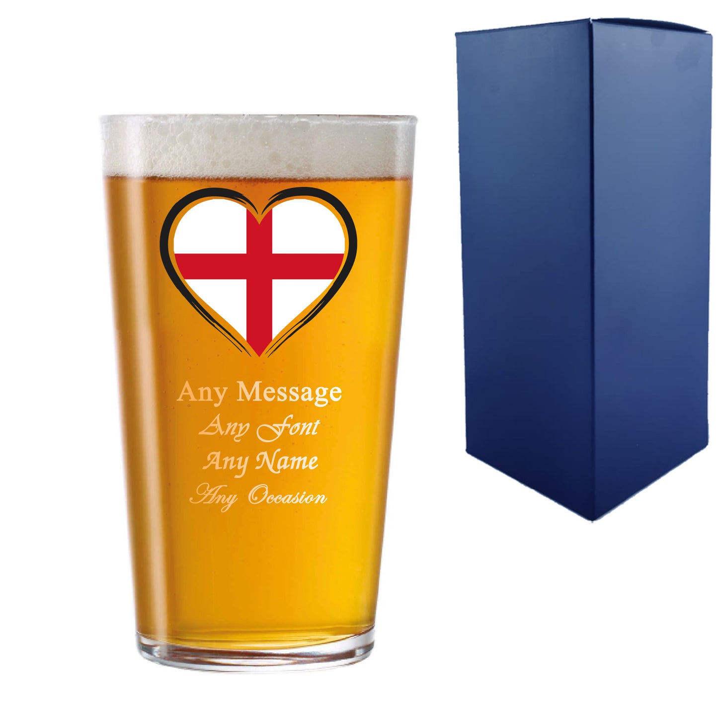 International Flag Pint Glasses