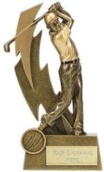 Personalised Engraved Gold Flash Golf 5 3/4 Inch (14.5cm)