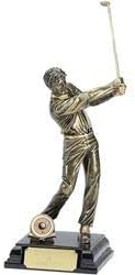 Personalised Engraved Stature Golf Male 8 1/ 2 Inch (21.5cm)