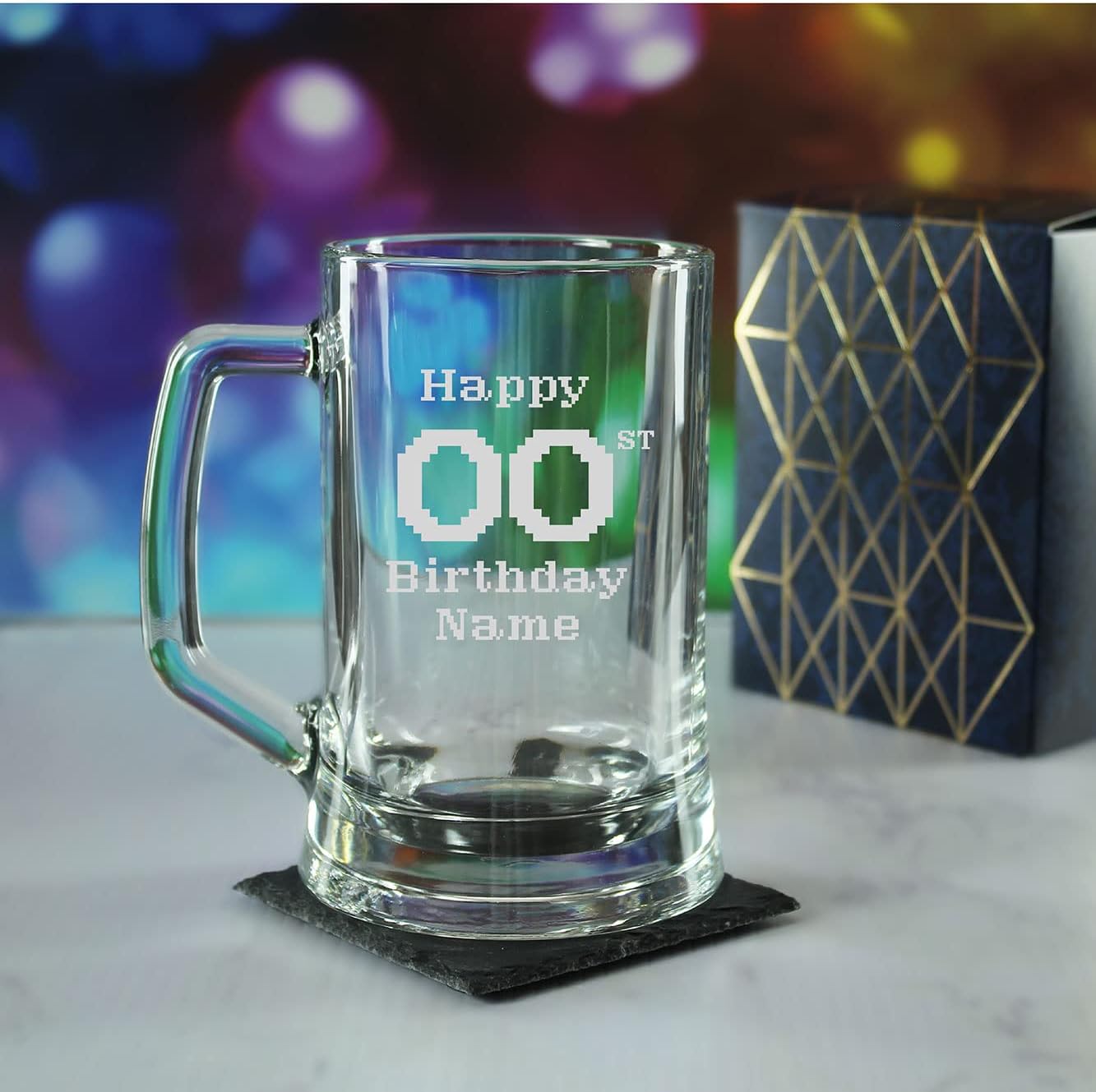 Engraved Tankard Beer Mug Stein Happy 20,30,40,