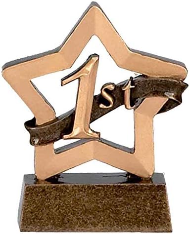 Personalised Engraved Mini Star 1st Place 3 1/4 Inch (8cm)