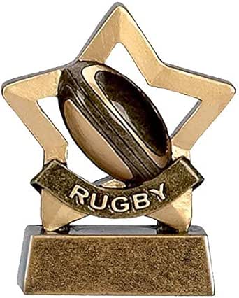 Personalised Engraved Mini Star Rugby 3 1/4 Inch (8cm)