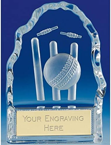Personalised Engraved Echo Cricket Glass 4 1/4 Inch (10.5cm)
