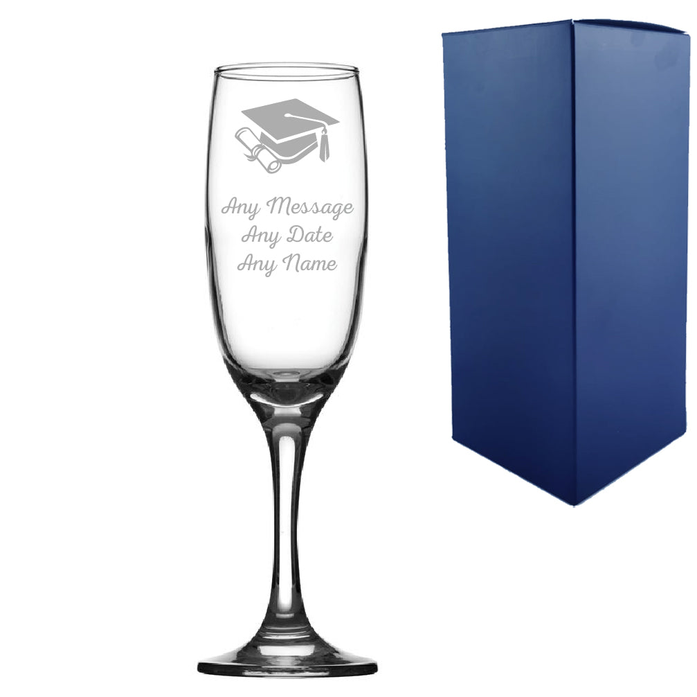 Graduation Champagne Flute